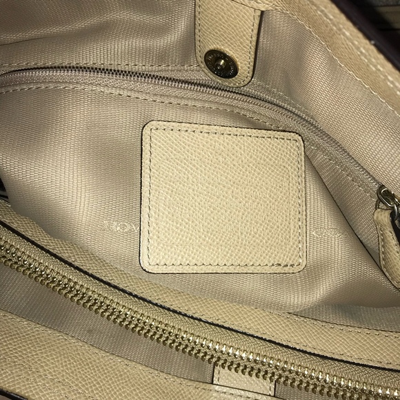 Coach Kitt Carryall Crossgrain Leather Shoulder Bag with COA - Picture 8 of 9